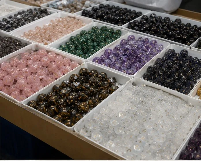 Finished dice sorted by stone β CuiShen