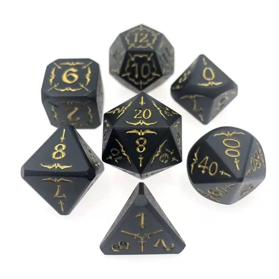 Metal D&D set β black & gold β CuiShen
